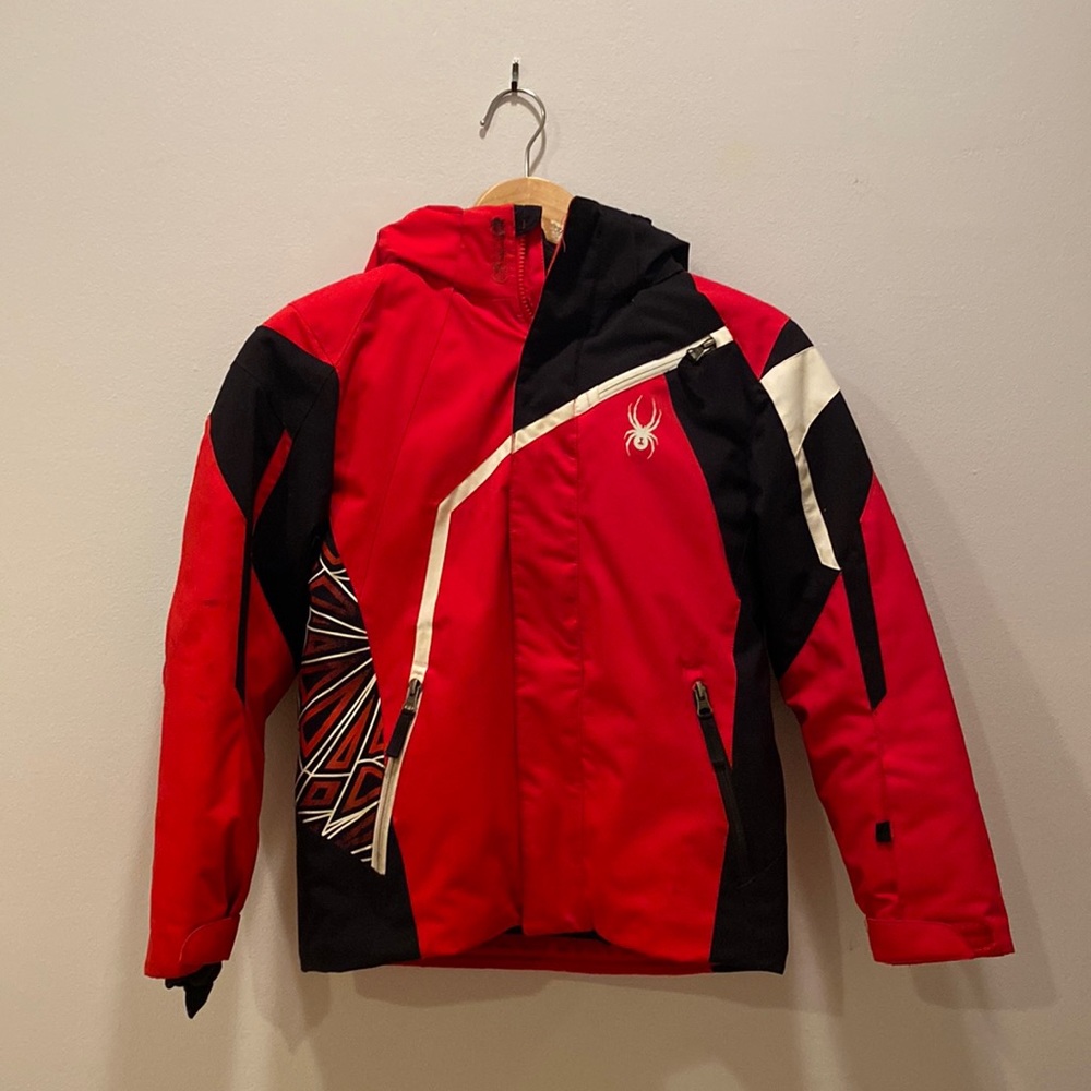 Spyder Boys Red Ski Jacket